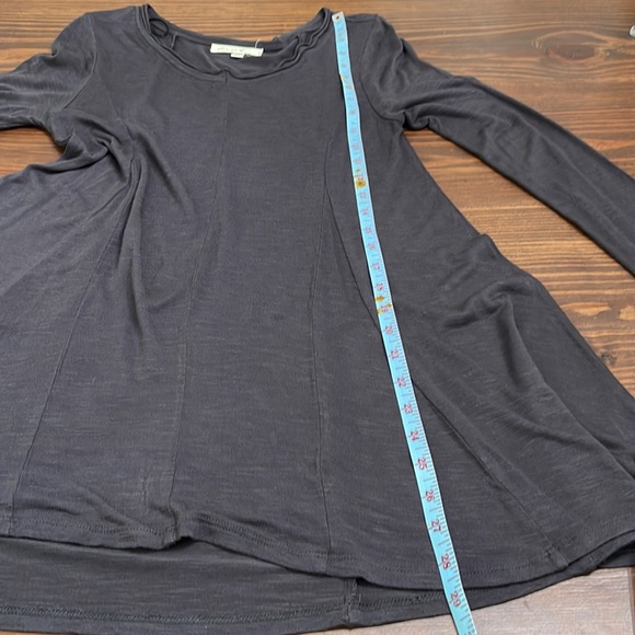 Comme Toi… shirt dress cover-up Dark Gray size Small - Picture 10 of 14
